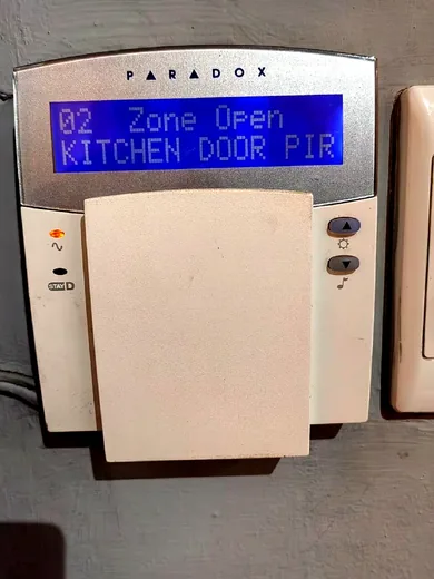 Alarm keypad